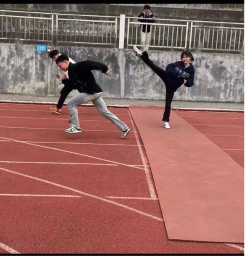 跑步